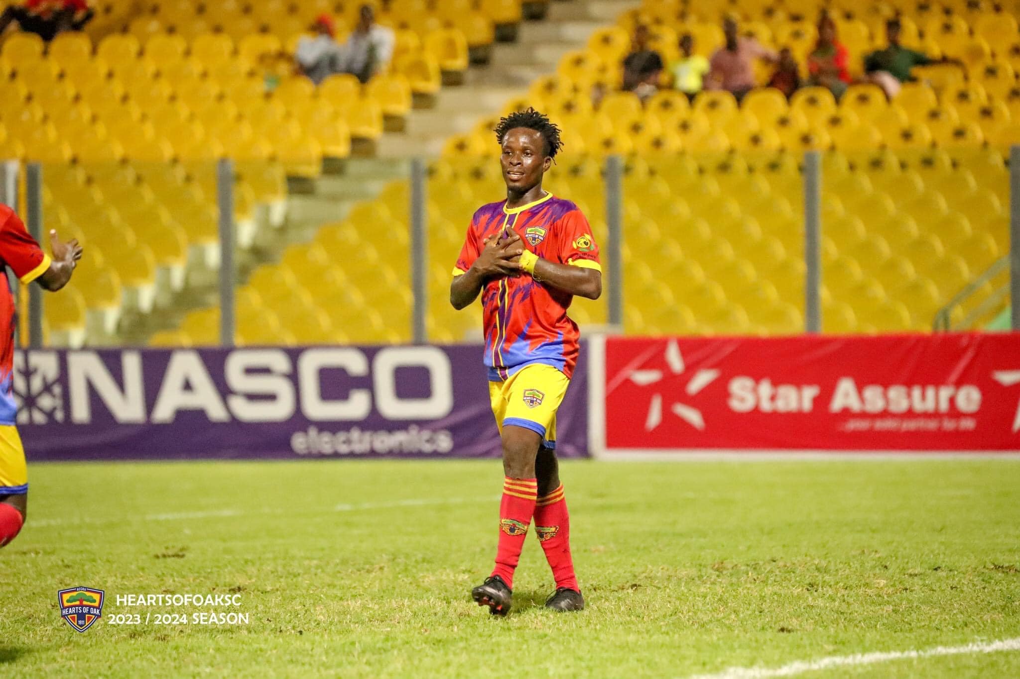 GPL: Hamza Issah header fires Hearts of Oak back to winning ways against Nations FC