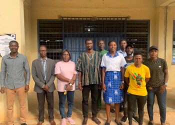 Black Queens: Goalkeeper McCarthy Kerrie donates Football equipment to Kumasi Academy Senior High School