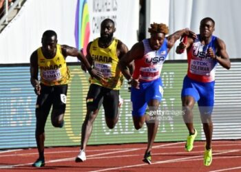 World Relays 4×100 metres: Ghana drops the baton in Heat 1 to be disqualified