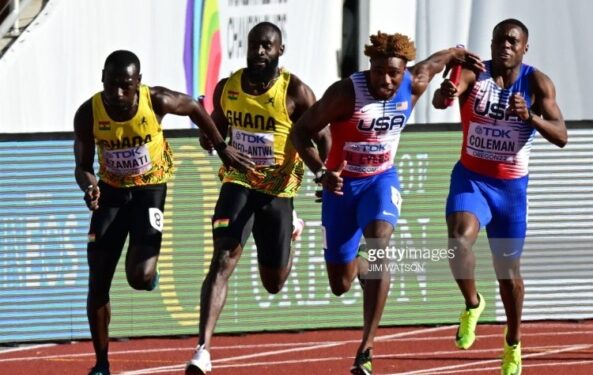World Relays 4×100 metres: Ghana drops the baton in Heat 1 to be disqualified
