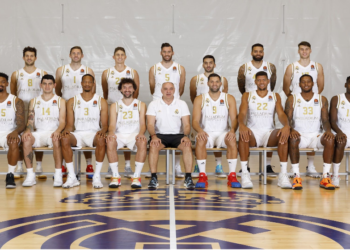 The Real Madrid basketball team