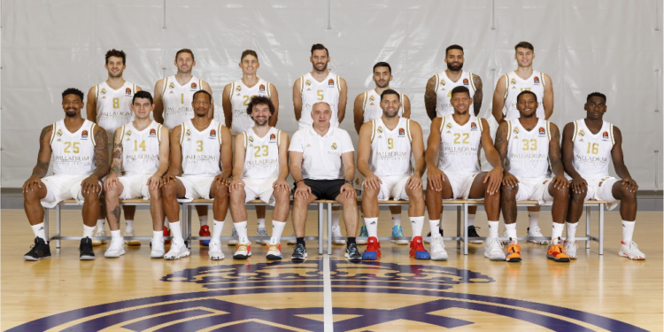 The Real Madrid basketball team