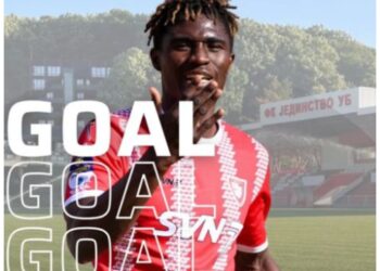 Kwaku Karikari’s goal propels FK Jedinstvo Ub to Victory against RFK Grafičar