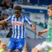 Ghana defender Leeroy Owusu of delivers an assist as Odense BK triumphs over Hvidovre