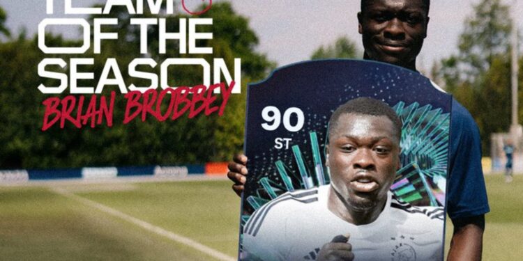 Ghanaian forward Brian Brobbey secures spot in EA Sports FC 24 Team of the Season