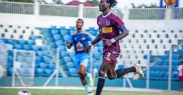 Heart of Lions’ Ebenezer Abban with more goals than any other center-back in the last four Ghana Premier League seasons