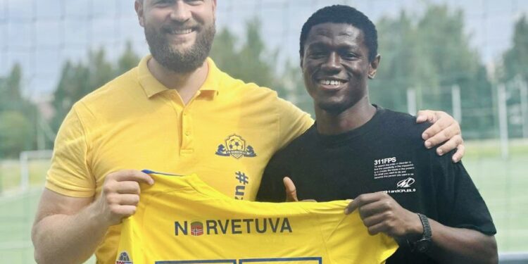 OFFICIAL: Former Nations FC forward Emmanuel Agyemang completes FK Babrungas move