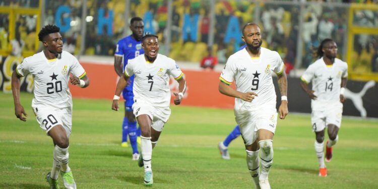 2026 World Cup Qualifiers: Jordan Ayew scores brilliant hat-trick as Ghana defeat CAR 4-3 to go top of Group I