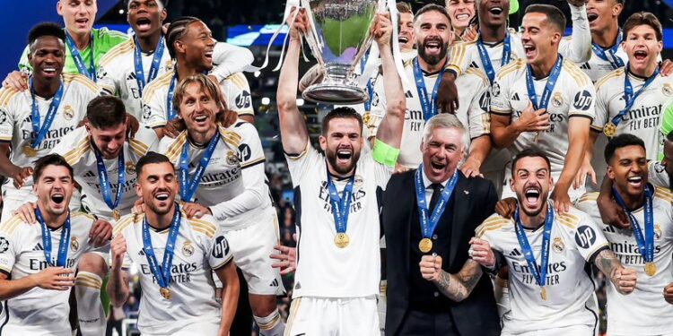 Real Madrid clinch 15th UEFA Champions League title with 2-0 victory over Borussia Dortmund