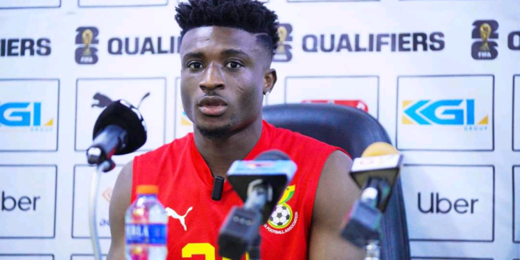 Ghana starboy Kudus Mohammed fired up for World Cup qualifier against Central African Republic
