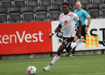 Ghanaian midfielder Edmund Baidoo scores and provides assist as Sogndal thrash Lyn