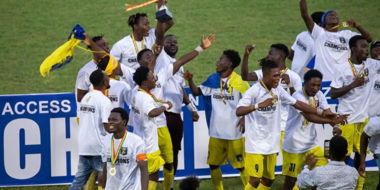 Young Apostles FC secure Ghana Premier League promotion after edging out Techiman Heroes