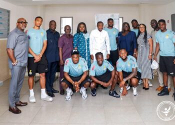 Black Stars hail new NHIA Boss after courtesy call