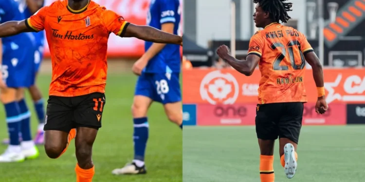 Ghanaian duo Kwasi Poku and Nana Ampomah score in Forge FC win over HFX Wanderers in Canada