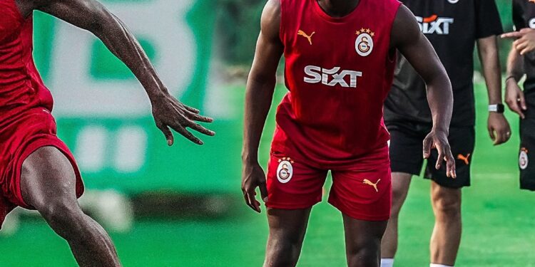 Ghana defender Derrick Köhn all smiles as he begins pre-season with Galatasaray