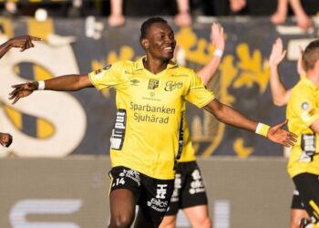 Ghanaian forward Jalal Abdullai strikes twice in Elfsborg victory over Mjallby