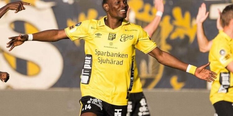 Ghanaian forward Jalal Abdullai strikes twice in Elfsborg victory over Mjallby