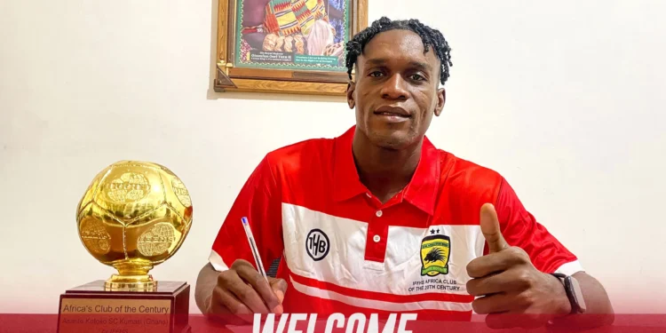 OFFICIAL: Congolese defender Ndongani Samba joins Asante Kotoko on a two-year deal