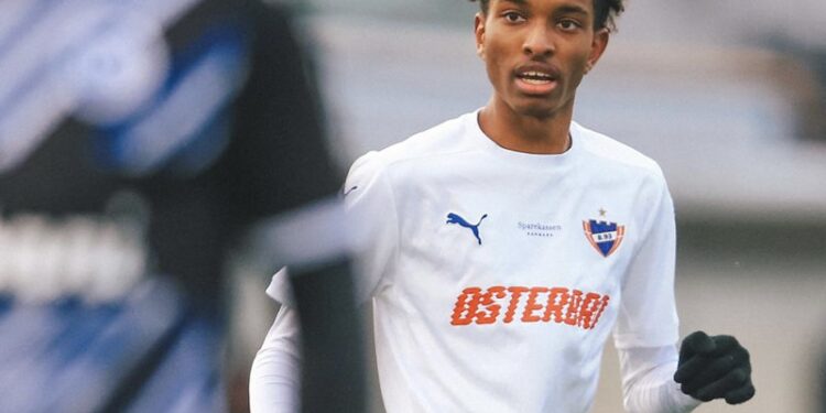 Ghanaian winger Osman Addo scores in Boldklubben af 1893 victory over Roskilde