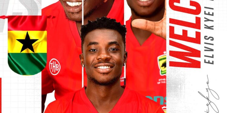 OFFICIAL: Asante Kotoko sign former Liberty Professionals star Elvis Kyei Baffour on three-year deal