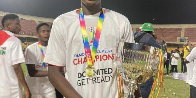 Asante Kotoko newbie Emmanuel Antwi reacts to Democracy Cup glory