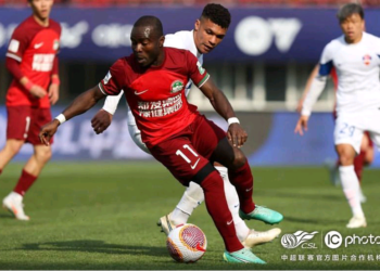 Ghana winger Frank Acheampong on target for Henan in Chinese Super League