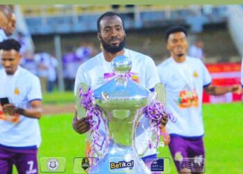 Former Kotoko midfielder Umar Bashiru Umar wins historic league title with Ethiopia Nigd Bank