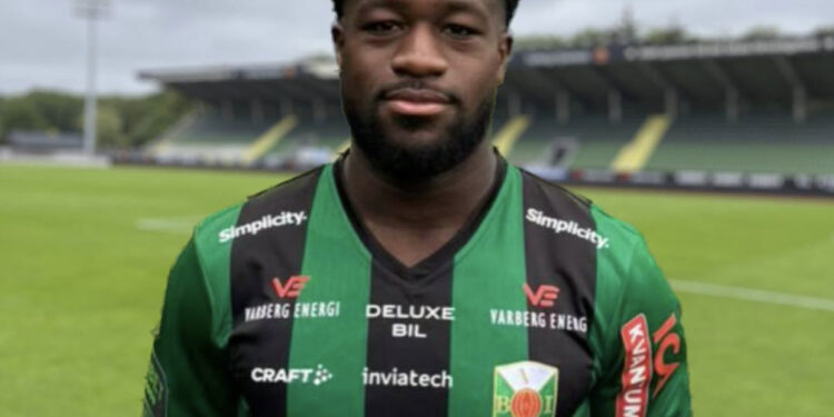 Ghanaian attacker Kevin Appiah Nyarko joins the Swedish Superettan side Varbergs BoIS