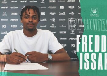 Ghanaian promising forward Freddie Issaka signs long-tern contract extension with English Championship side Plymouth Argyle