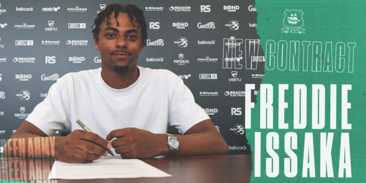 Ghanaian promising forward Freddie Issaka signs long-tern contract extension with English Championship side Plymouth Argyle