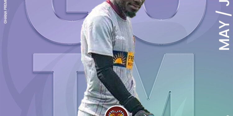 GPL: Heart of Lions star Lawrence Osei wins Goalkeeper of the month for May/June