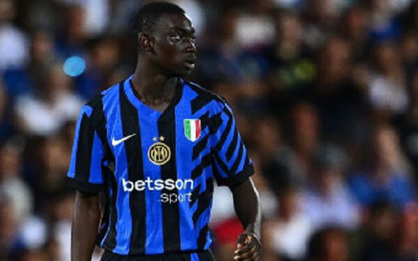 Ghanian right-back Mike Aidoo makes first team debut for Inter Milan