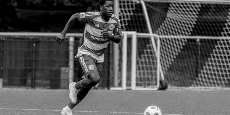 Fortuna Düsseldorf confirm tragic demise of Ghanaian youngster Newton Opoku-Mensah