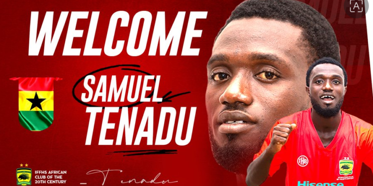 Samuel Tenedu joins Asante Kotoko on a three-year deal