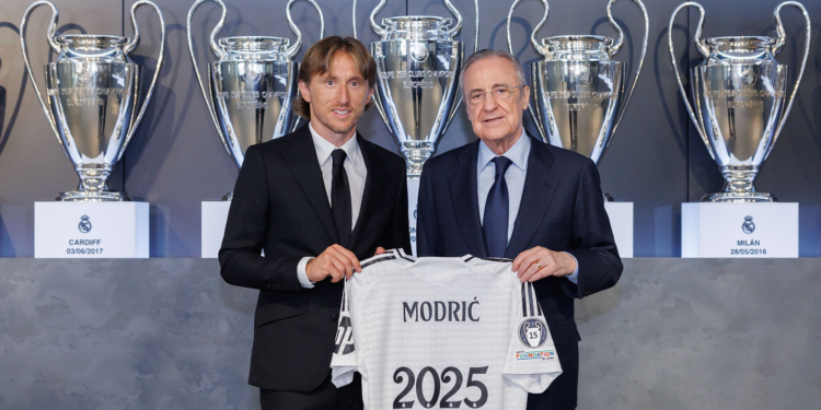 Luka Modrić signs contract extension with Real Madrid until June 2025