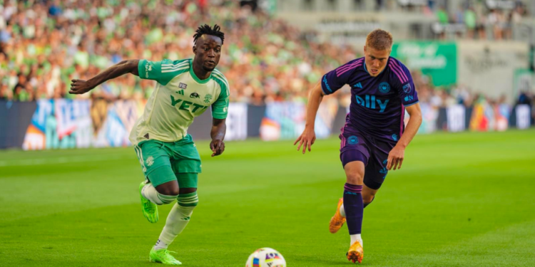 Ghana winger Osman Bukari ‘excited’ after playing debut game for Austin FC in the MLS Charlotte