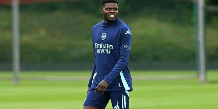Ghana midfielder Thomas Partey joins Arsenal pre-season ahead of 2024-25 campaign