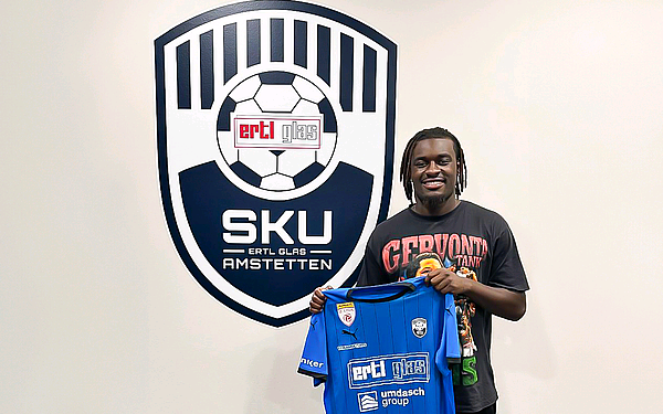 Austrian side SKU Amstetten finalizes signing of Ghanaian forward Charles-Jesaja Herrmann