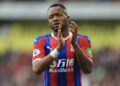 Ghanaian forward Jordan Ayew on target for Crystal Palace FC against Crawley Town