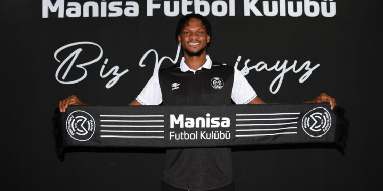 Turkish club Manisa FC unveil Ghanaian defender Philip Gameli Awuku [+ Photos]