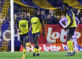 Ghanaian forward Mohammed Fuseini scores winner for Union Saint-Gilloise against Charleroi