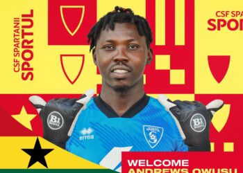 Moldovan top-flight Spartanii Sportul sign Ghanaian goalkeeper Andrews Owusu