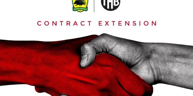 Official: Asante Kotoko announce two-year contract extension with kit manufacturers THB