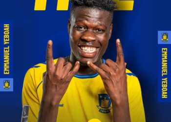 UEFA Conference League: Ghanaian striker Emmanuel Yeboah scores in Brøndby IF draw with Llapi