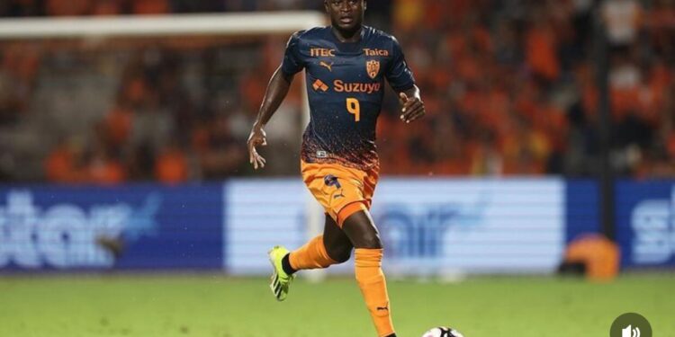 Ghanaian striker Abdul-Aziz Yakubu scores in Shimzu Pulse’s commanding win over Thespa Gunma in Japan