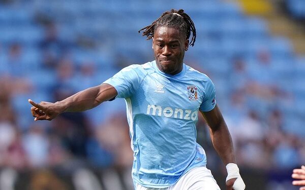 Ghanaian striker Brandon Thomas-Asante eyes debut Coventry City goal against Stoke City