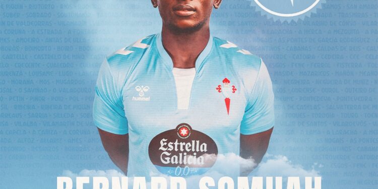 OFFICIAL: Asante Kotoko winger Bernard Somuah joins La Liga side Celta Vigo on a season-long loan