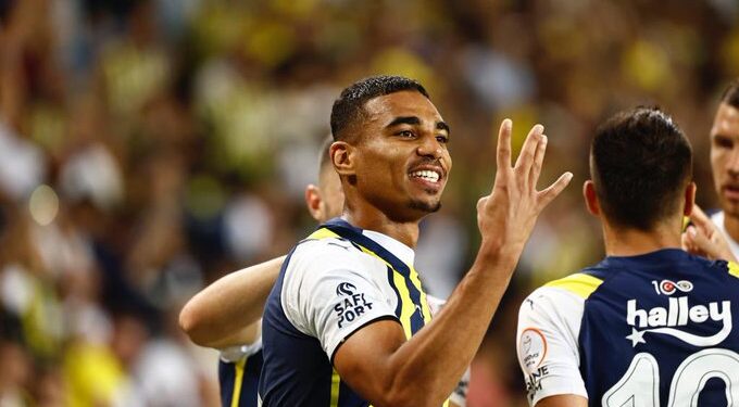 Ghana defender Alexander Djiku reacts to Fenerbahce’s season-opening victory