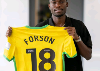 OFFICIAL: English Championship outfit Norwich City sign Ghana midfielder Forson Amankwah from RB Salzburg
