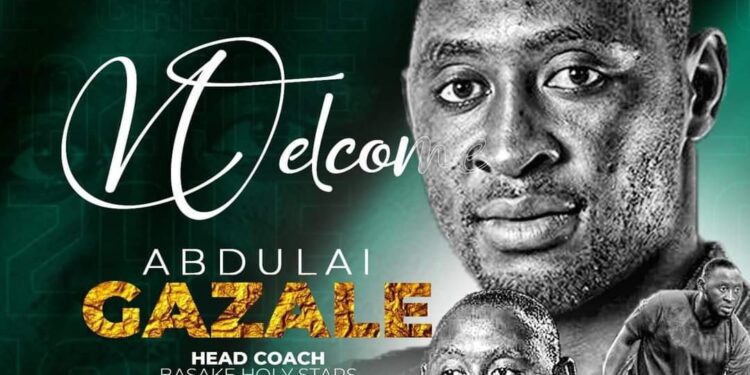 Basake Holy Stars appoints Abdulai Gazale as head coach ahead of Premier League debut